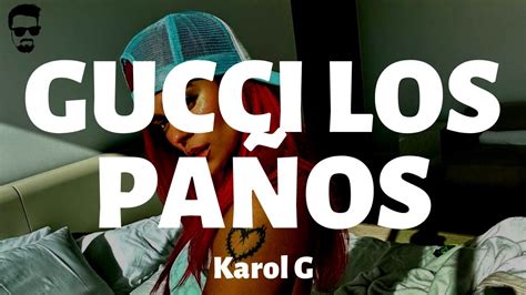 gucci los paños letra|gucci pa los panos letra.